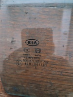Kia 	Rio	Sağ Arka Kelebek Camı	2000-2007	(Stok Kodu:	Ki-45)