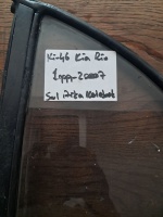 Kia 	Rio	Sol Arka Kelebek Camı	1999-2007	(Stok Kodu:	Ki-46)