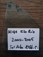 Kia 	Rio	Sol Arka Kelebek Camı	2000-2005	(Stok Kodu:	Ki-40)