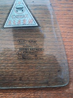 Kia 	Rio	Sol Arka Kelebek Camı	2000-2005	(Stok Kodu:	Ki-40)