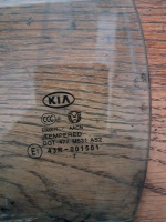 Kia 	Rio	Sol Arka Kelebek Camı	2000-2007	(Stok Kodu:	Ki-42)