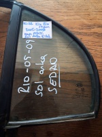 Kia 	Rio	Sol Arka Kelebek Camı	2005-2009	(Stok Kodu:	Ki-22)