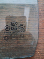 Kia 	Rio 	Sol Arka Kelebek Camı	2005-2011	(Stok Kodu:	Ki-68)