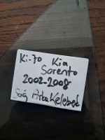 Kia 	Sorento	Sağ Arka Kelebek Camı	2002-2008	(Stok Kodu:	Ki-70)
