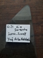 Kia 	Sorento	Sağ Arka Kelebek Camı	2002-2008	(Stok Kodu:	Ki-71)