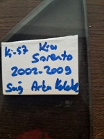 Kia 	Sorento	Sağ Arka Kelebek Camı	2002-2009	(Stok Kodu:	Ki-57