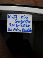 Kia 	Sorento	Sol Arka Kelebek Camı	2016-2020	(Stok Kodu:	Ki-31)