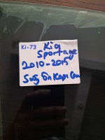 Kia	Sportage	Sağ Ön Kapı Camı	2010-2015	(Stok Kodu:	Ki-73)