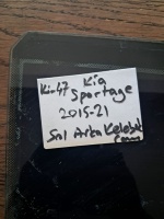 Kia 	Sportage	Sol Arka Kelebek Camı	2015-2021	(Stok Kodu:	Ki-47)