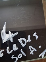 Mercedes	C Seri (204 Kasa)	Sol Arka Kapı Camı	2007-2014	(Stok Kodu:	Me-13)
