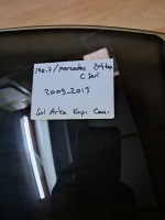 Mercedes	C Seri (204 Kasa)	Sol Arka Kapı Camı	2009-2013	(Stok Kodu:	Me-7)