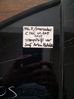 Mercedes	C Seri (205 Kasa)	Sağ Arka Kelebek Camı	2015	(Stok Kodu:	Me-11)