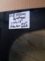 Nissan	Qashqai	Arka Cam 	2007-2013	(Stok Kodu:	Ni-8)