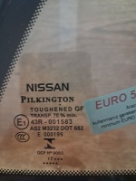 Nissan	Qashqai	Sağ Arka Yan Sabit Camı	2014-2020	(Stok Kodu:	Ni-1)