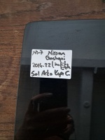Nissan	Qashqai	Sol Arka Kapı Camı	2014-2022	(Stok Kodu:	Ni-7)