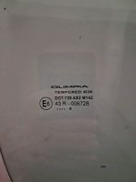 Peueot 306  1994-2002 Sağ Ön Kapı Camı (Stok Kodu: Pe-235) 