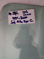  Peugeot 106-Saxo 1991-2000 Sağ Arka Kapı Camı (Stok Kodu: Pe-272)