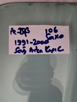 Peugeot 106-Saxo 1991-2000 Sağ Arka Kapı Camı (Stok Kodu: Pe-273)