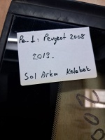 Peugeot 2008 Sol Arka Kelebek Camı 2013- (Stok Kodu: Pe-1)