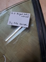 Peugeot	206 CC Cabrio	Sağ Arka Kelebek Camı 		(Stok Kodu:	Pe-8)