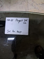 Peugeot 206 CC Sol Ön Kapı Camı (Stok Kodu: Pe-65)