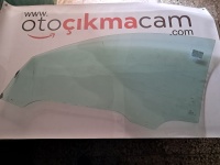 Peugeot 206 GTI Sağ Ön Kapı Camı 1998-2009 (Stok Kodu: Pe-239)