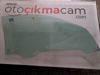 Peugeot 206 GTI Sol Ön Kapı Camı 1998-2003 (Stok Kodu: Pe-224)