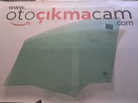 Peugeot 207 Sağ Ön Kapı Camı 2007-2012  (Stok Kodu: Pe-220)