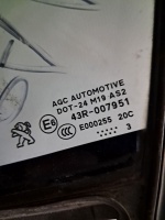 Peugeot 208 2012-2019 Sol Ön Kelebek Camı (Stok Kodu: Pe-281)