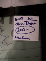 Peugeot 301 2010- Arka Cam (Stok Kodu: Pe-279)