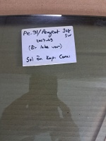 Peugeot	308 (STW)	Sol Ön Kapı Camı	2007-2009	(Stok Kodu:	Pe-91)