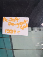 Peugeot	406	Arka Cam Rzt.	1997	(Stok Kodu:	Pe-207)