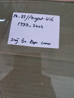 Peugeot	406	Sağ Ön Kapı Camı	1999-2004	(Stok Kodu:	Pe-83)
