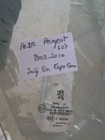 Peugeot 407 Sağ Ön Kapı Camı 2002-2010 (Stok Kodu: Pe-212) 
