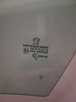 Peugeot 508 2011-2018 Sol Ön Kapı Camı (Stok Kodu: Pe-244)