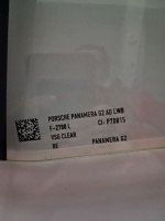  Porsche Panamera Sol Arka Kapı Camı (Stok Kodu: Po-6) 