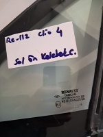 Renault Clio-4 Sol Ön Kelebek Camı (Stok Kodu: Re-112)