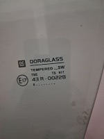 Renault Clio Sol Ön Kapı Camı 1990-1998 (Stok Kodu: Re-68)