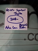 Renault Symbol Thalia 2008- Arka Cam (Stok Kodu: Re-102)