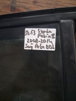 Skoda Fabia II 2008-2014 Sağ Arka Kelebek Camı (Stok Kodu: Sk-53)