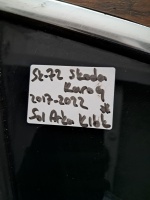 Skoda Karoq 2017-2022 Sol Arka Kelebek Camı (Stok Kodu: Sk-72)