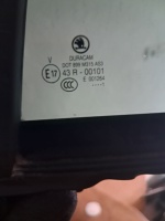 Skoda Kodiaq 2017-2021 Sol Arka Kelebek Camı (Stok Kodu: Sk-59)