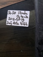 Skoda Octavia 2012-2019 Sağ Arka Kelebek Camı (Stok Kodu: Sk-30)