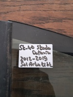 Skoda Octavia 2012-2019 Sol Arka Kelebek Camı (Stok Kodu: Sk-40)