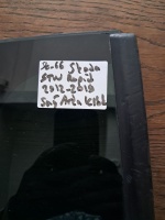 Skoda Rapid 2012-2019 Sağ Arka Kelebek Camı (Stok Kodu: Sk-66)