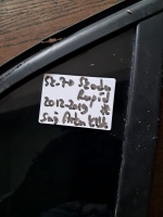 Skoda Rapid 2012-2019 Sağ Arka Kelebek Camı (Stok Kodu: Sk-70)