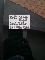 Skoda Rapid  2013-2020 Sol Arka Kelebek Camı (Stok Kodu: Sk-63)