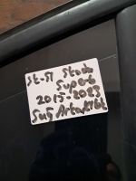 Skoda Superb 2015-2023 Sağ Arka Kelebek Camı (Stok Kodu: Sk-51)