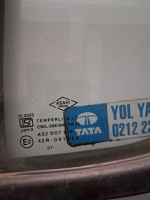 Tata İndigo 2005-2010 Sol Arka Kelebek Camı (Stok Kodu: Ta-1)