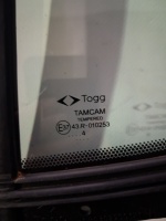 Togg T-10F 2022- Sol Arka Kelebek Camı (Stok Kodu: Tog-6)